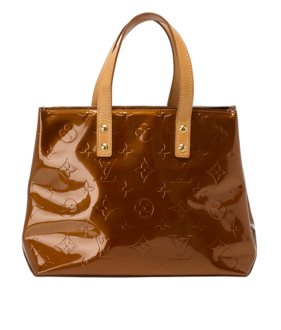 Reade PM, &pound;350, Handbags, Brown, Patent Leather, Front view